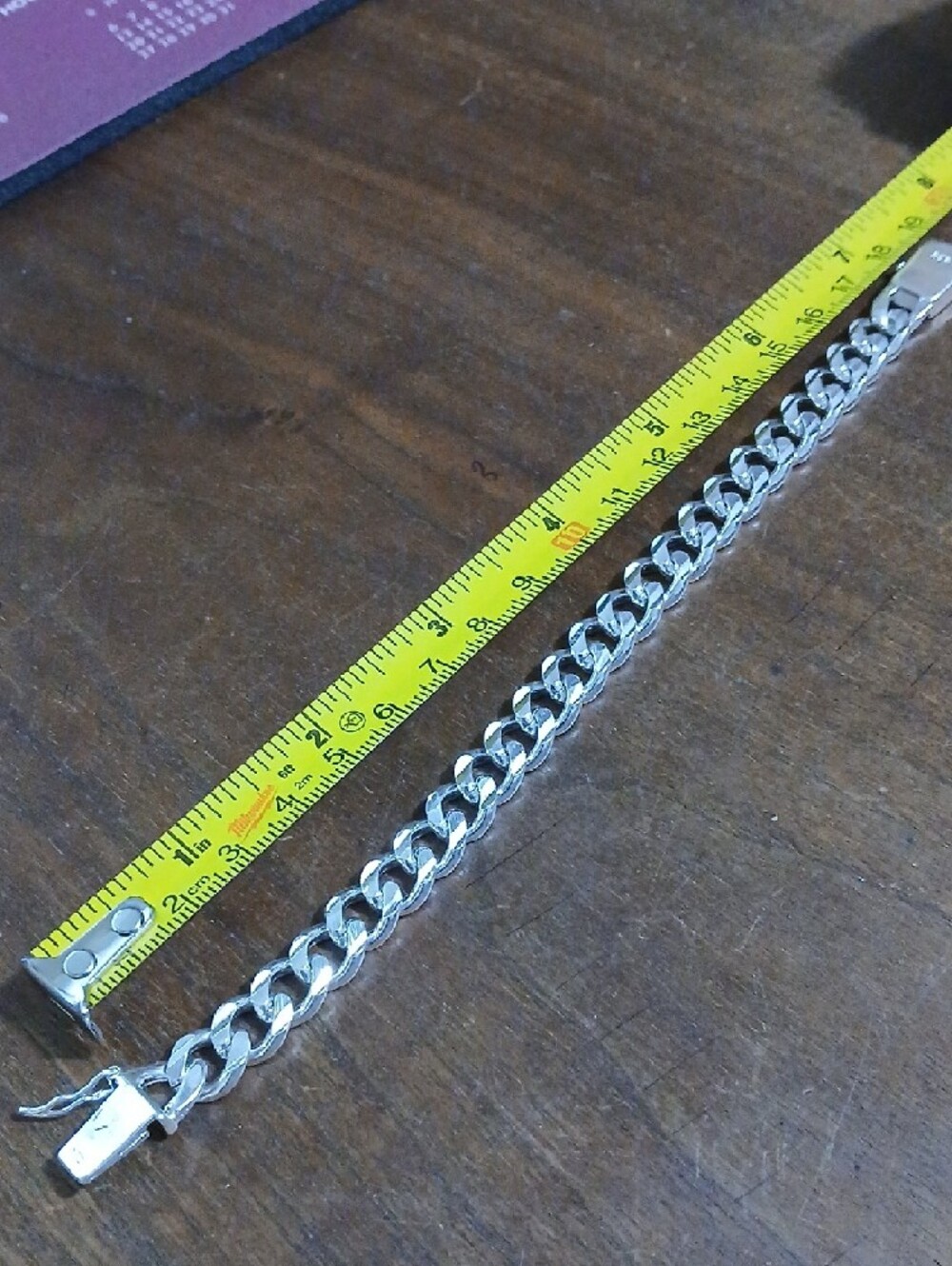 7.5 Inch Silver 925 Chain Bracelet - Picture 2 of 5